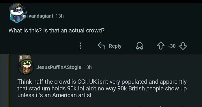 No Way 90k Brits Show Up Unless American Artist’s In Town