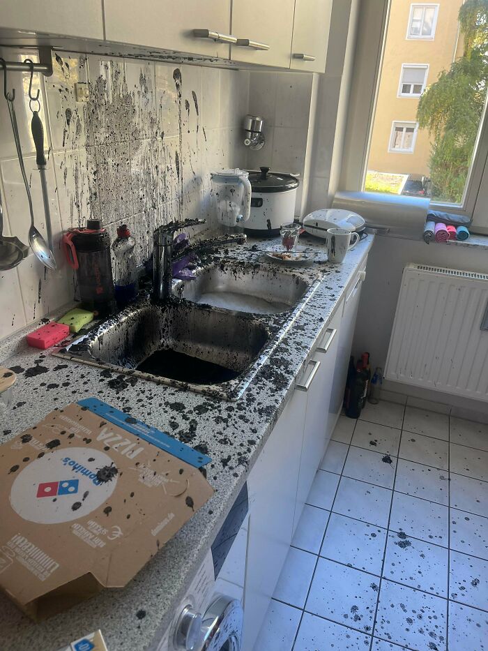 Sink Drain Exploded A Day After Cleaning — Perfect Timing