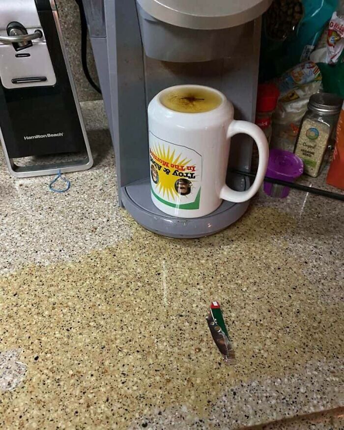 Made Coffee While Half Asleep — Oops