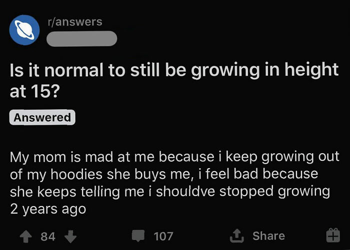 Mom’s Not Happy About Her Kid Growing Up