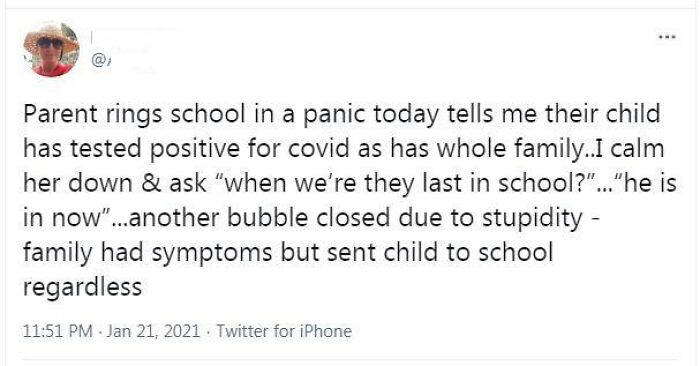 Sick Family Sends Kid to School. Because... Why Not?