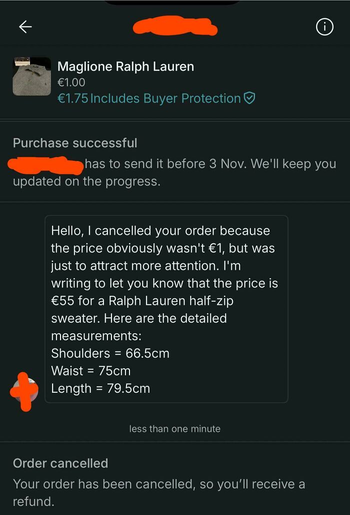 Why List Dirt-Cheap Items Just To Cancel?