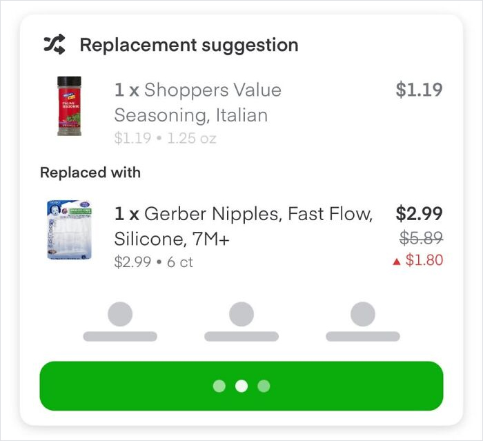 When Your Instacart Shopper Gets a Little... Creative