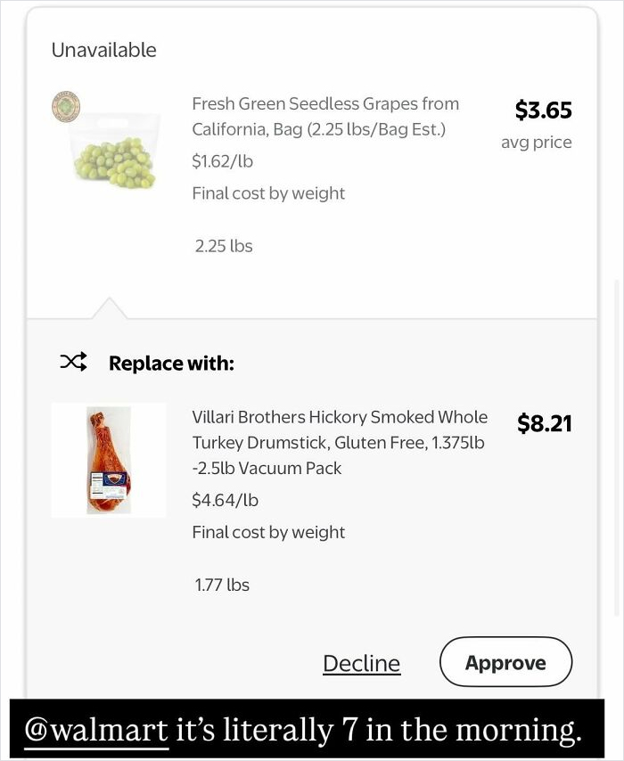 When Your Instacart Shopper Gets a Little... Creative