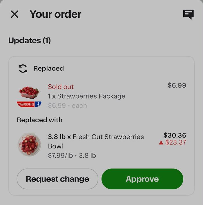 When Your Instacart Shopper Gets a Little... Creative