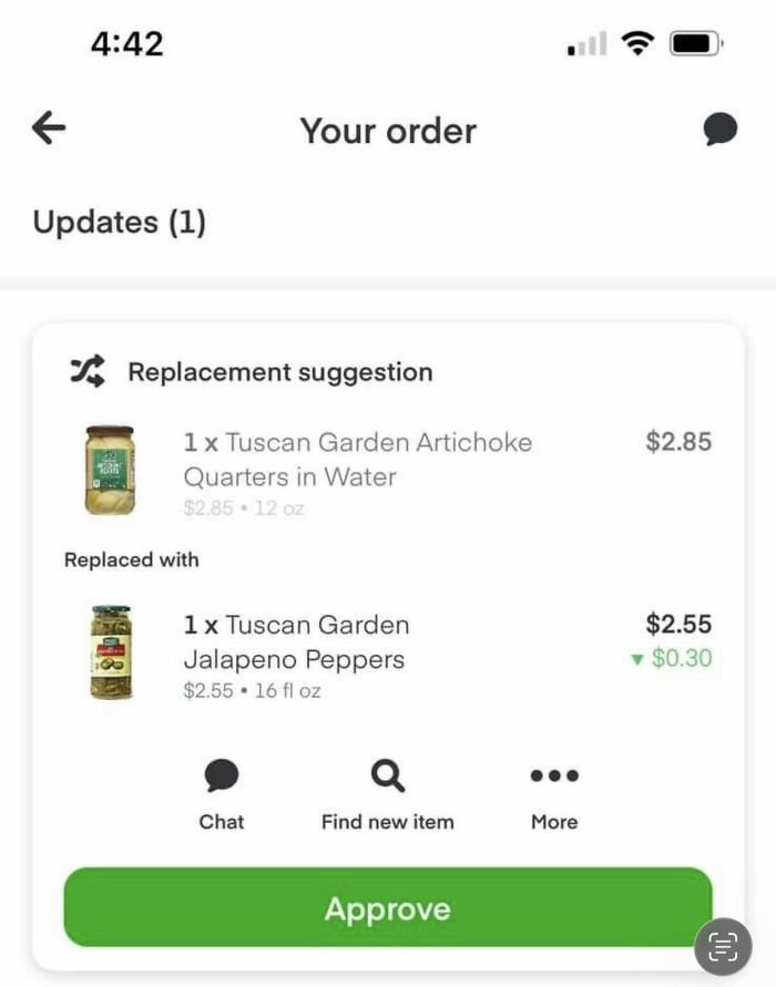 When Your Instacart Shopper Gets a Little... Creative