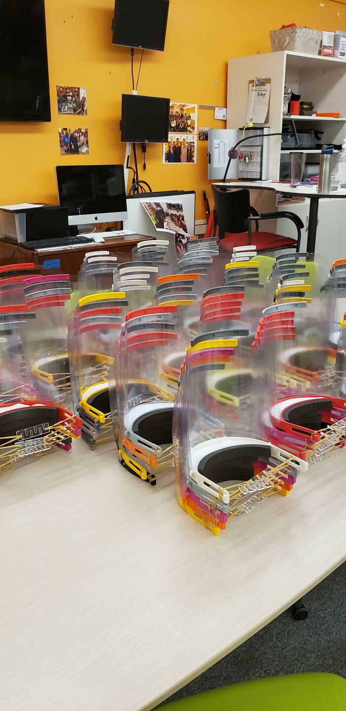 My 3D Lab Made 115 Masks For The Local Hospital. Go Team!
