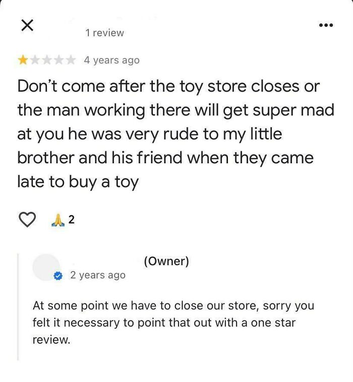 Can’t Handle Closed Stores