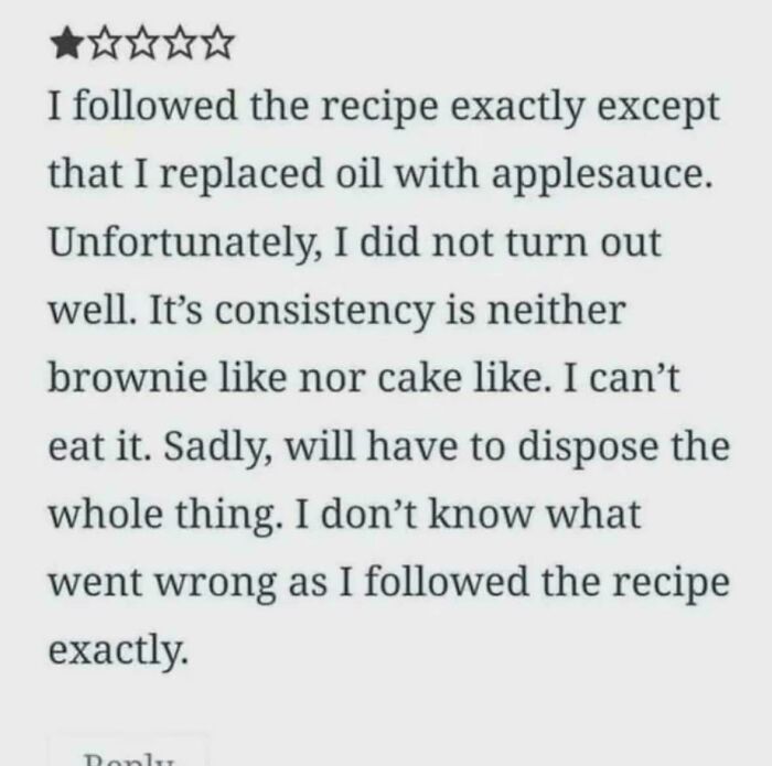 I Follow The Recipe Exactly* (Not Really)