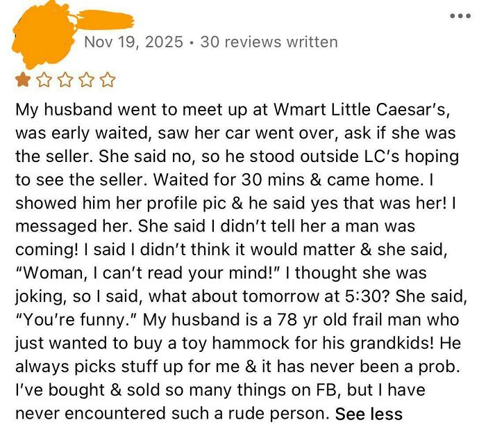 Mad Because She Didn’t Get It