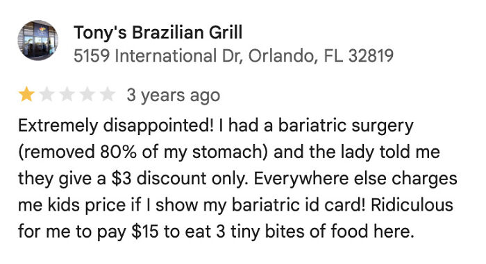 Surprise! Never Heard Of That Discount