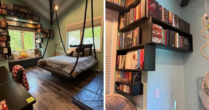 Built This Custom Shelf With Dad – Bedroom Love!