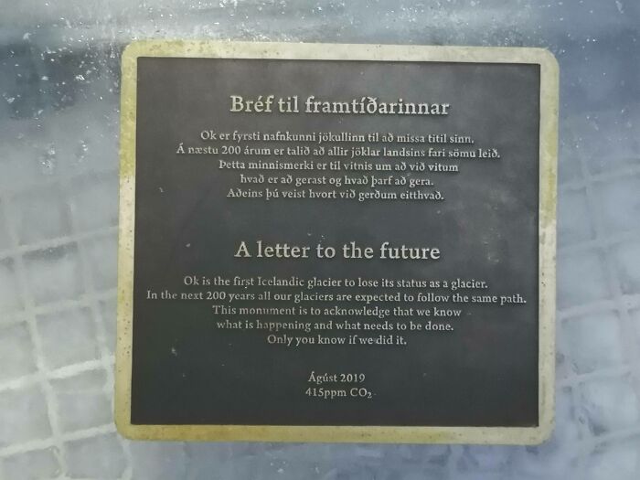 A Letter For Future Humans (On Iceland’s First Dead Glacier)
