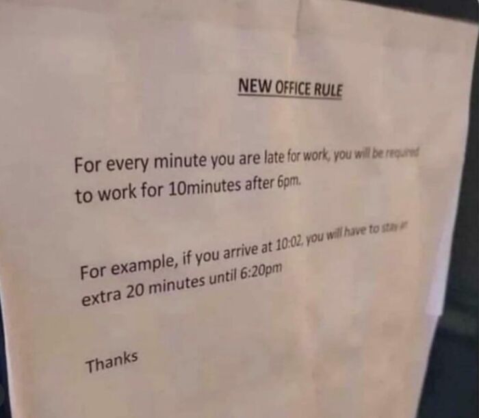 A Sign Telling You To Quit Your Job. Classy.