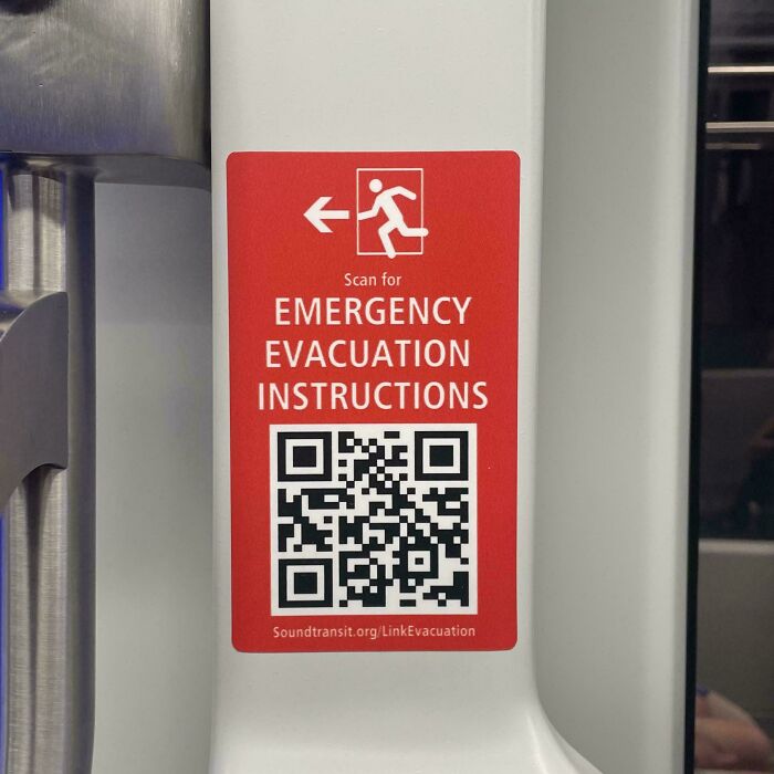 Got To Scan A QR Code For Emergencies. Sure, Makes Sense!