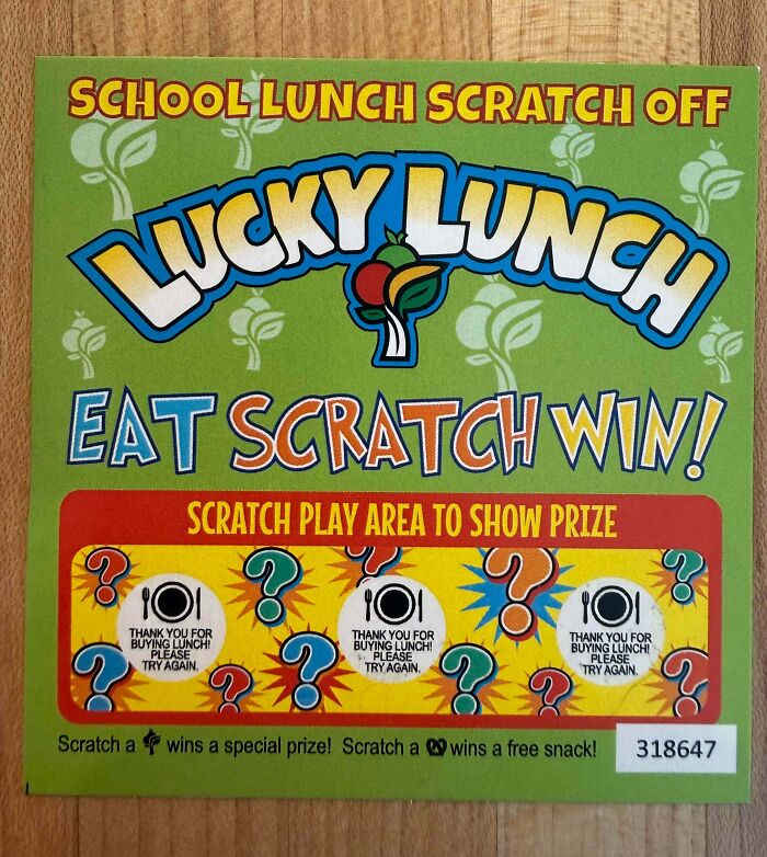 Kindergarten Lunch Gambling To Win Snacks. Cute Or Creepy?