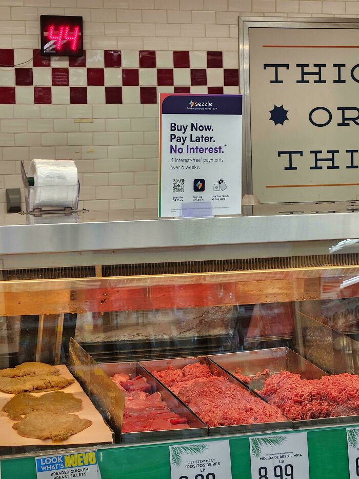 Buy Now, Pay Later At The Butcher. Because…Why Not?