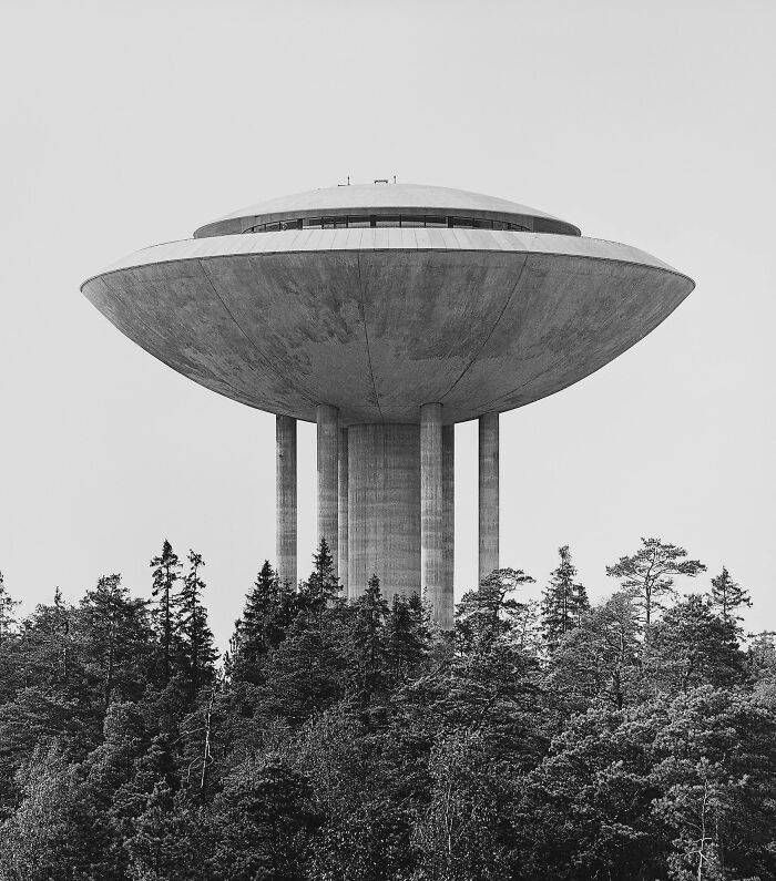 The 1968 Haukilahti Water Tower in Finland – Giant Concrete Alien?