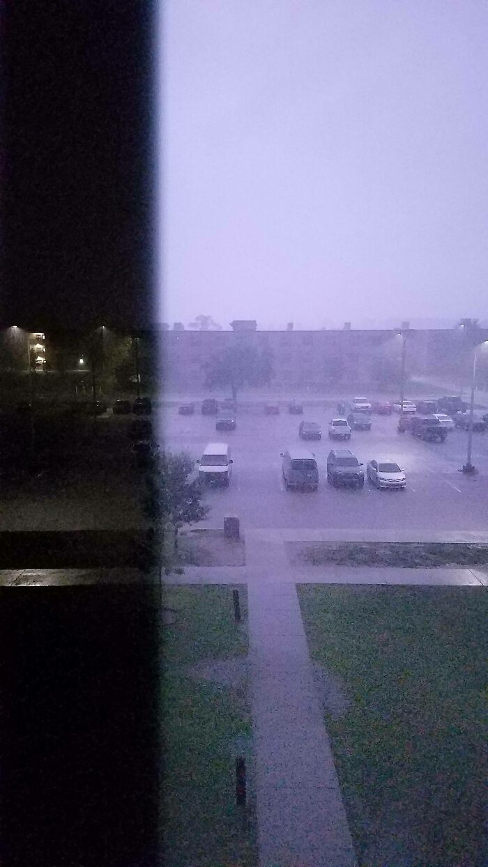 My Friend Snapped The Perfect Shot Right As Lightning Struck. Talk About Timing!