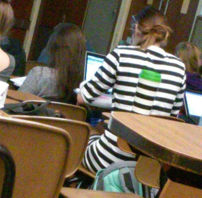 This Girl’s Shirt Matches A Coffee Mug Perfectly. Ready For Caffeine?