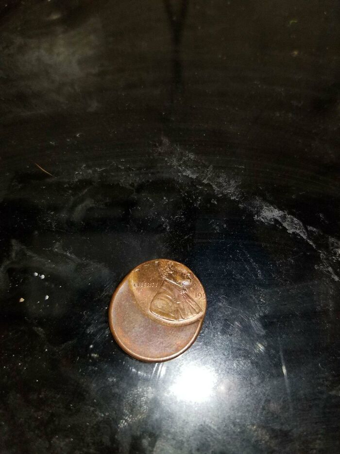 This Penny Missed The Press Halfway But Still Made It Into Circulation. Lucky Coin?