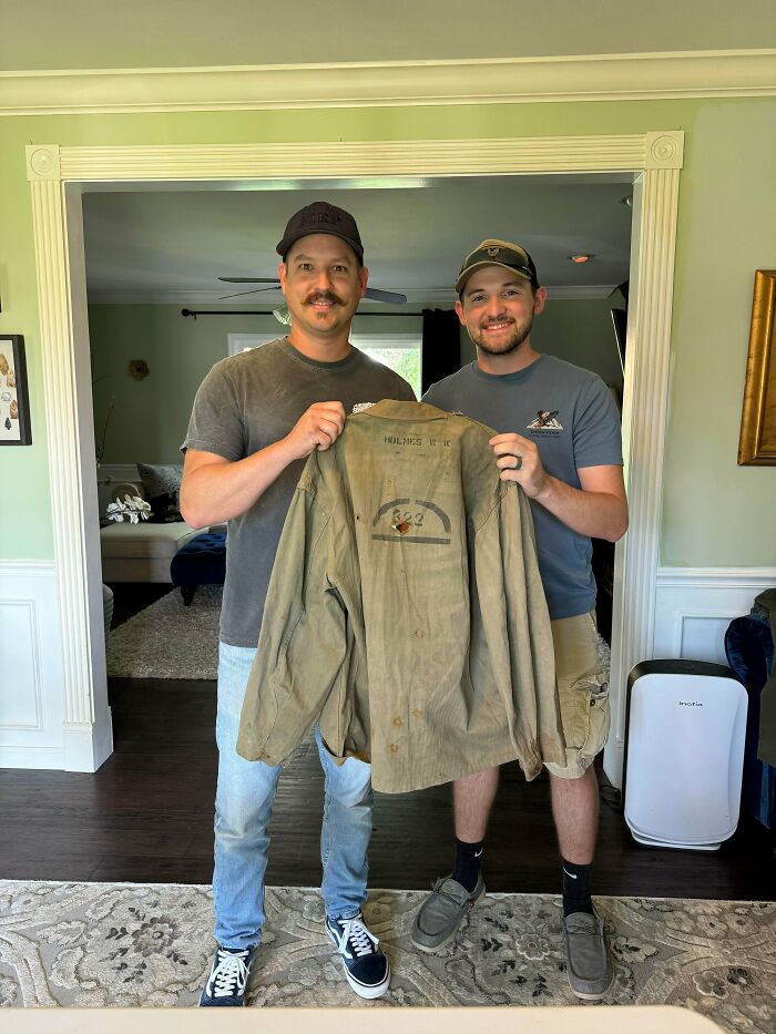 I Found A WWII Collector Who Had The Shirt My Grandfather Was Wounded In. Full Circle!