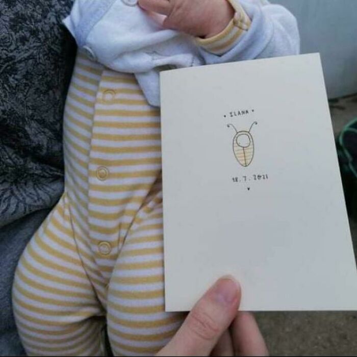 My Friend Drew Me A Card For Another Friend’s Baby, And The Timing Is Just Perfect!