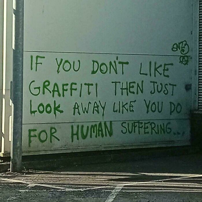 No Graffiti That Gets You Thinking Allowed, Thanks!