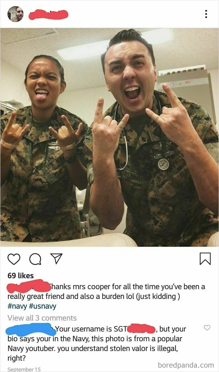 Fake Navy Sergeant Calls It Quits