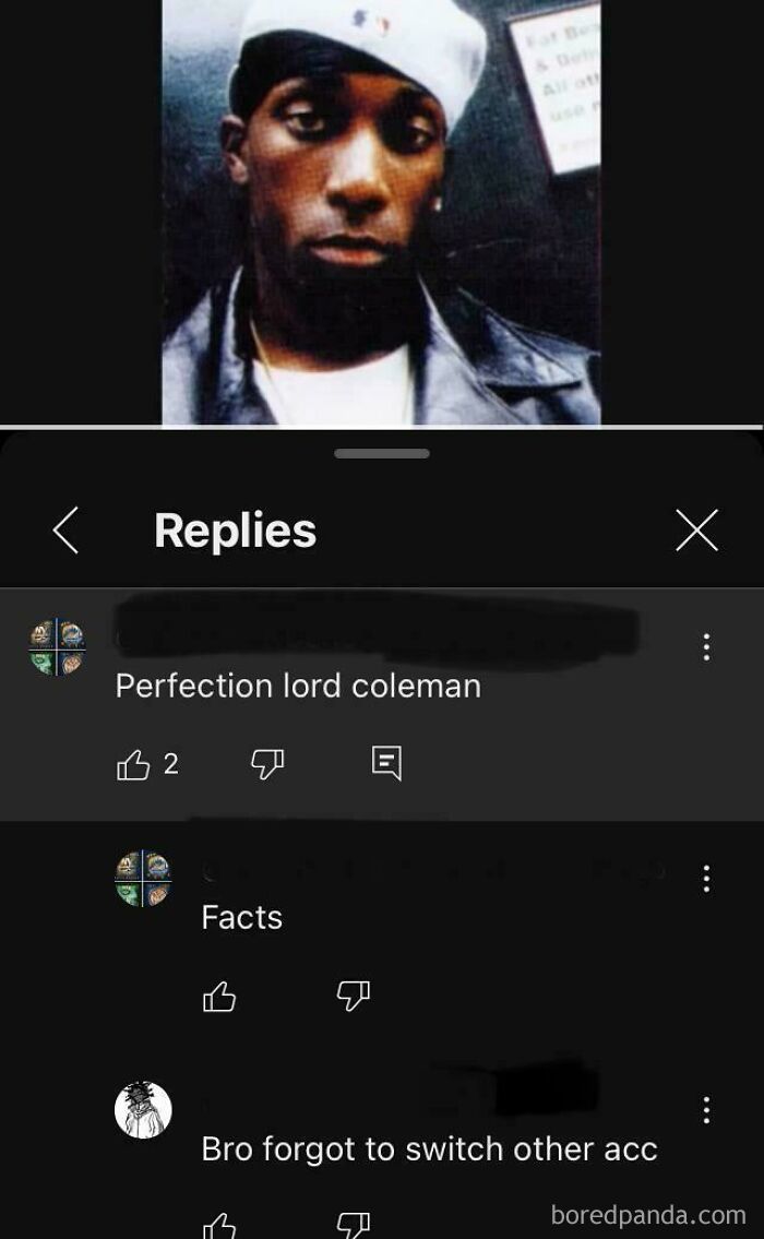 Who Even Was He Talking To?