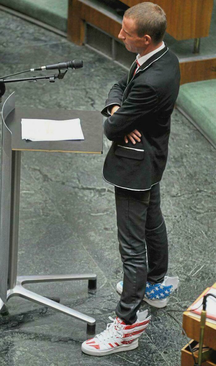 The Shoes Of A Far-Right Politician – Wait, What?