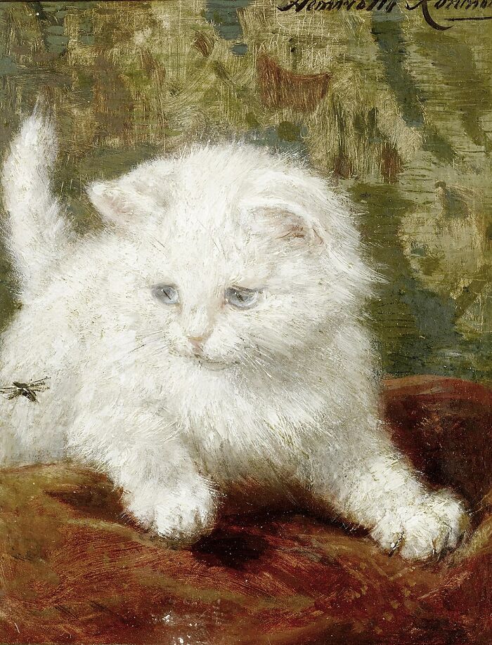 40 Vintage Cat Paintings That Prove Cats Were Troublemakers Even Back Then