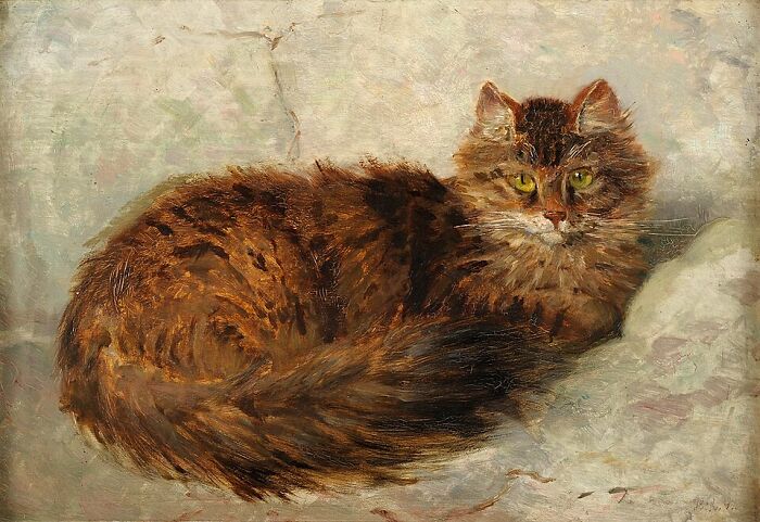 40 Vintage Cat Paintings That Prove Cats Were Troublemakers Even Back Then