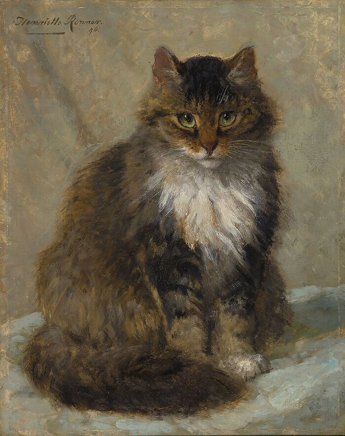 40 Vintage Cat Paintings That Prove Cats Were Troublemakers Even Back Then