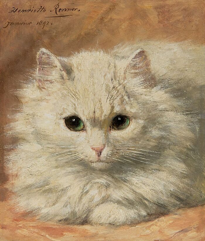 40 Vintage Cat Paintings That Prove Cats Were Troublemakers Even Back Then