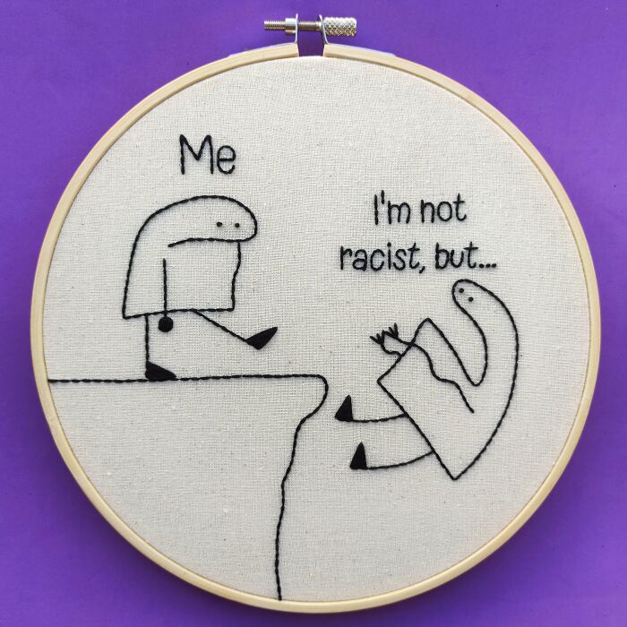 I Hand Stitched These Awesomely Rebellious Keep-It-Up Notes