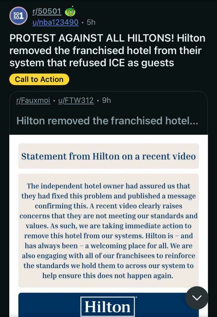Hilton Punishes the Original Ethical Hotel – Drama Alert!
