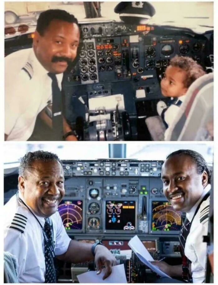 Dad And Son: Then And Now, 29 Years Later