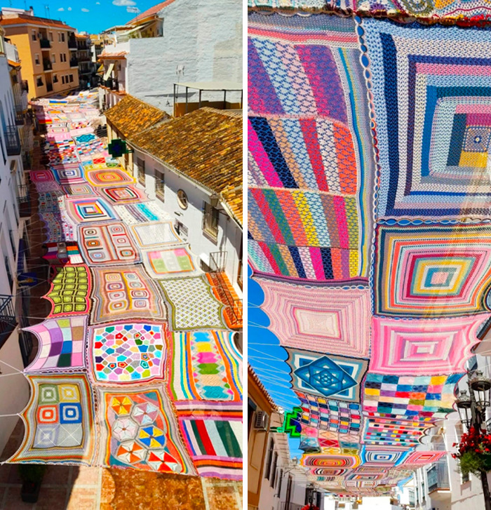 Giant Crochet Art Replacing Plastic Covers? Yes!