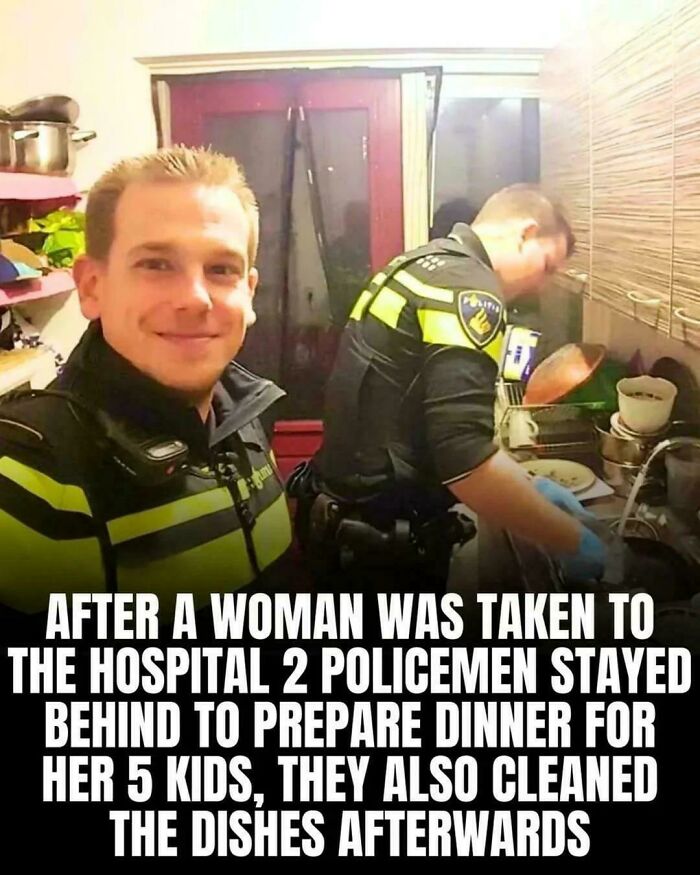 Cops Went Beyond The Call — Even Cleaned The Sink!
