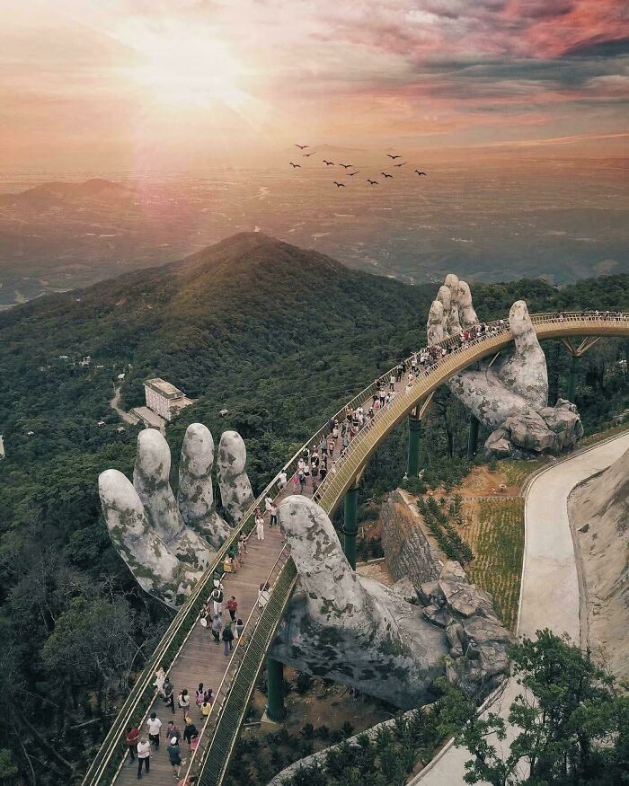 Golden Bridge In Vietnam, Because Why Not?
