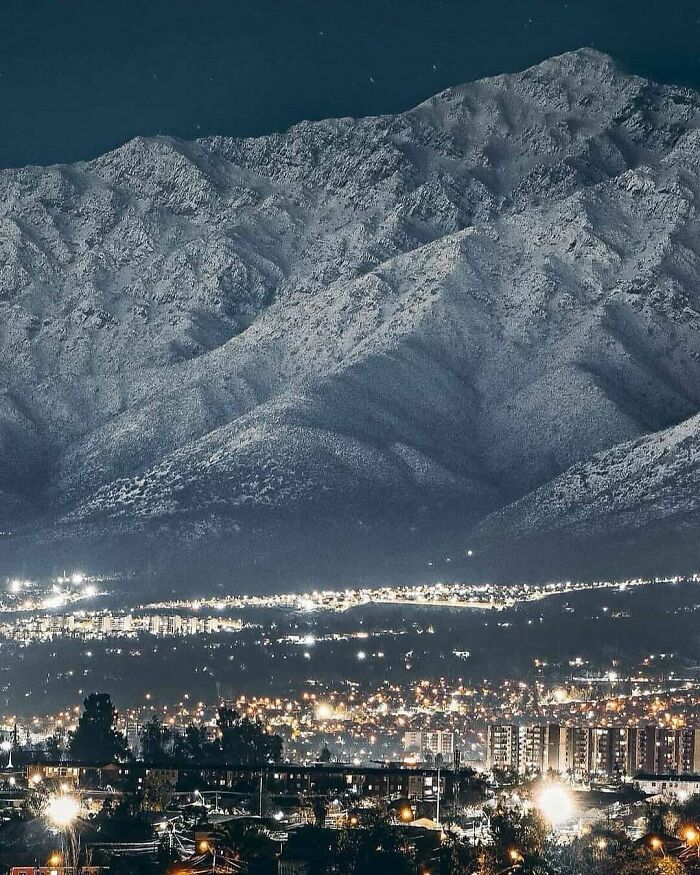 Santiago, Chile’s Rare Snow Day