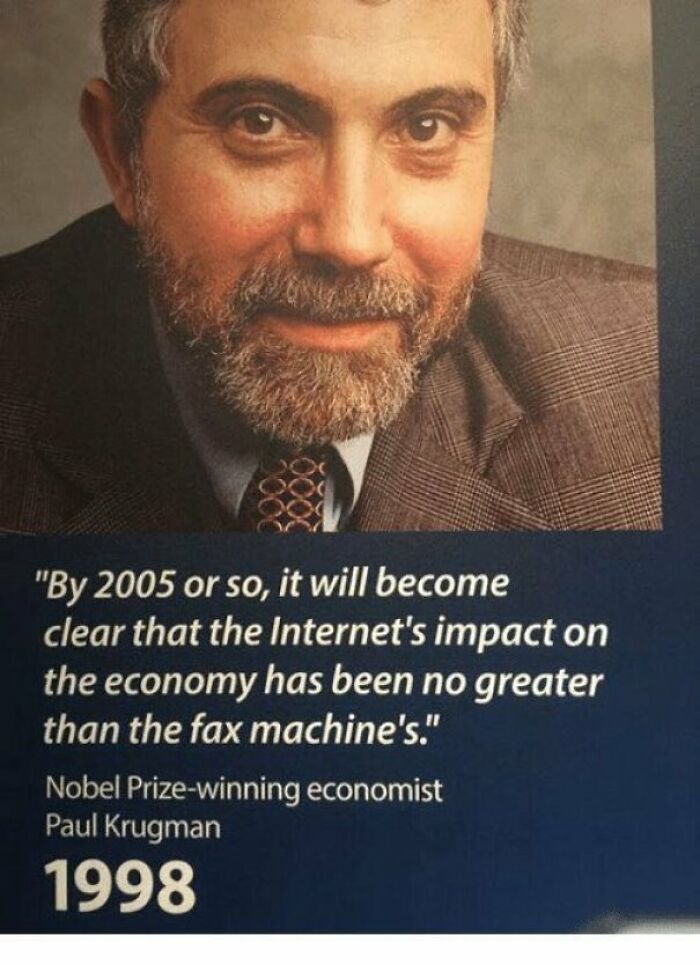 Economist Said Something That Didn’t Age Well