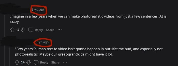 "Photorealistic Videos From A Few Sentences? That's For Our Great-Grandkids!"