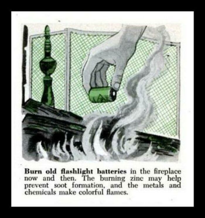 Throwback Tip On Disposing Batteries From The 1950s