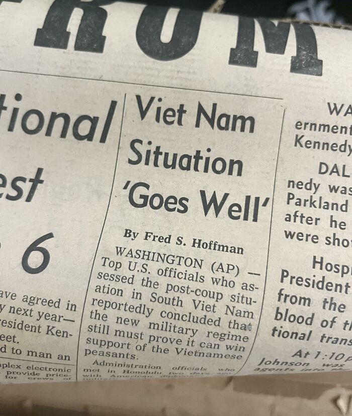 1963 Paper That Failed To Predict Vietnam’s Outcome