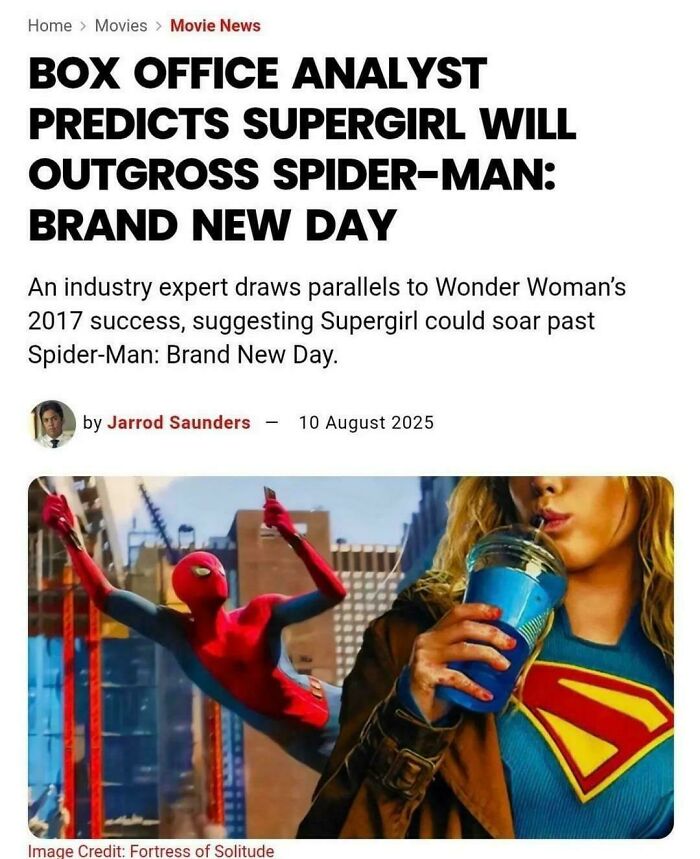 Spider-Man Dominated The Box Office (Oops, Supergirl Not So Much)