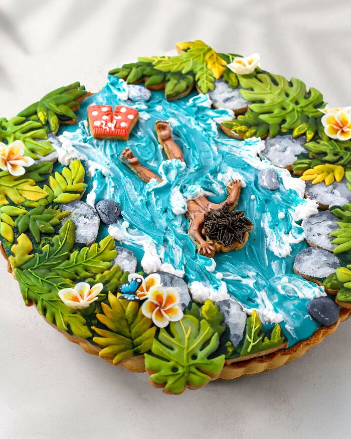 Dad’s Birthday Pie That Tells One Of His Childhood Tales (Edible Version!)