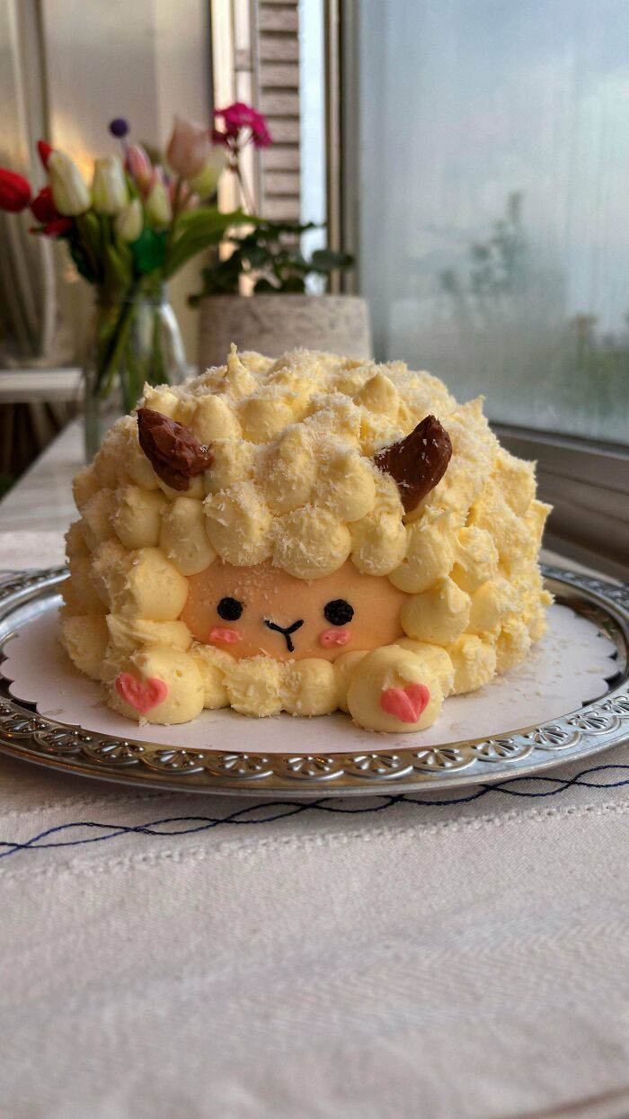 Blueberry Lemon Sheep Cake For Eid Al Adha – Because That’s A Thing Now