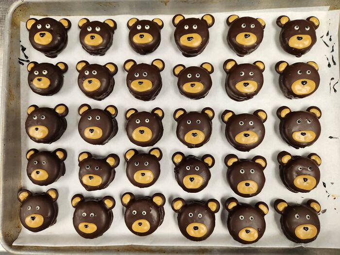 Teddy Bear Cookies Made At Work – My Reaction Was Less Cute Than Cookie